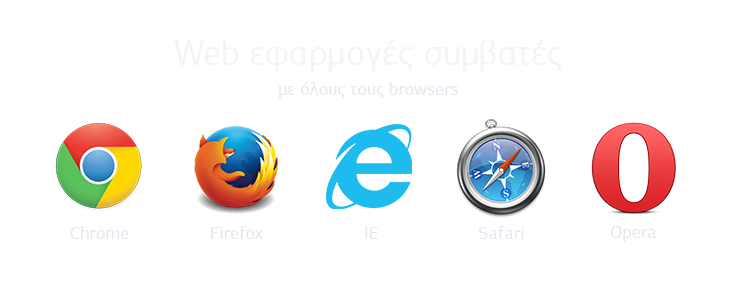 Web εφαρμογές συμβατές με όλους τους browsers